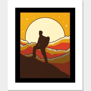 Mountain Hiker Posters and Art